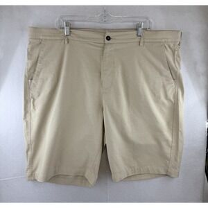 Dunning Golf Khaki Performance‎ Men's Shorts, Size 42, 9.5" Inseam